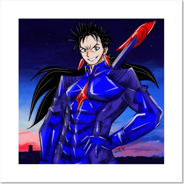 lancer in fate/zero saga Wall Art by jorge_lebeau